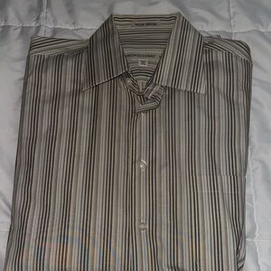 Pronto Uomo Men's Multi-Striped Dress Shirt